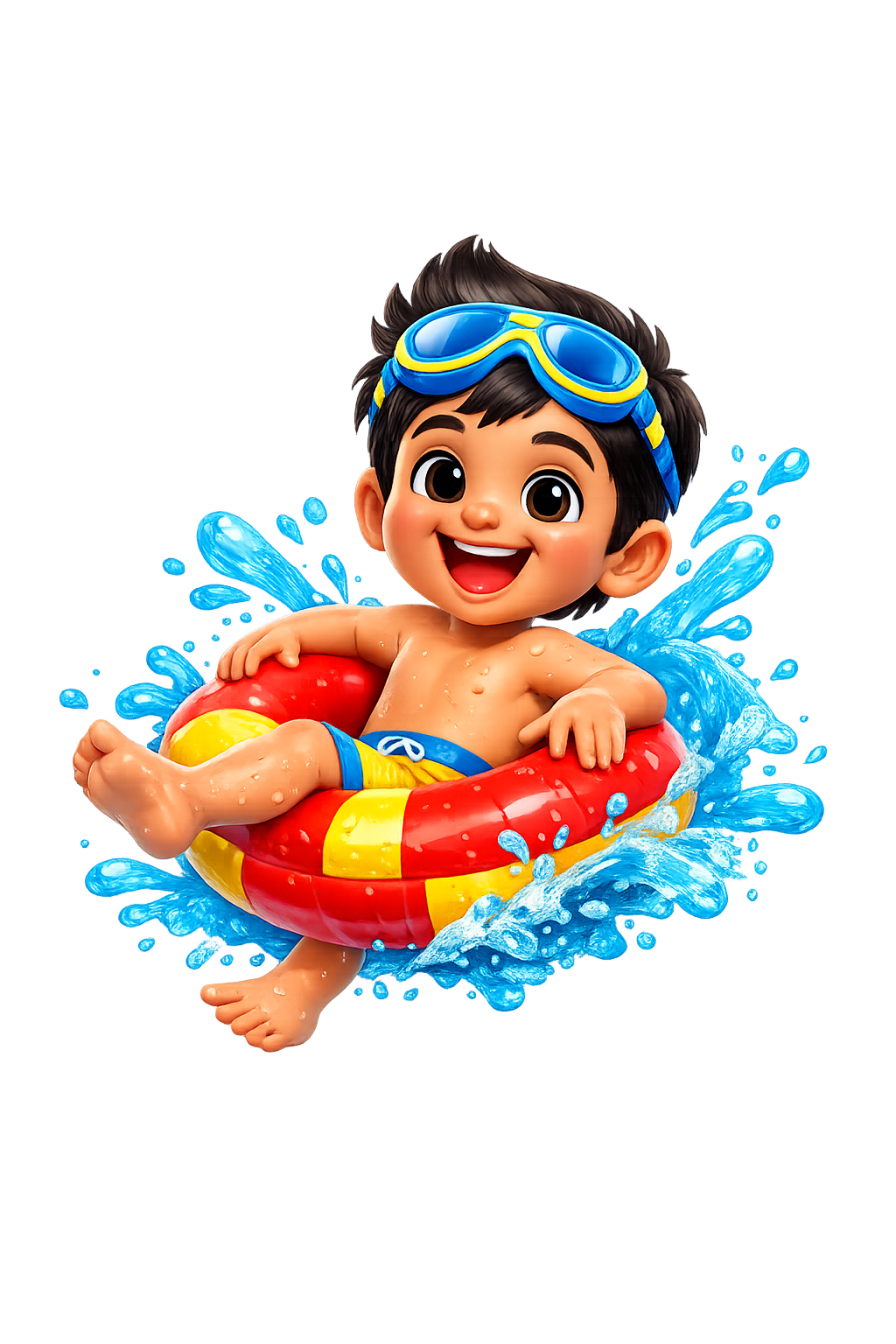 Water park attraction poster for THE EAGLE WATER WORLD